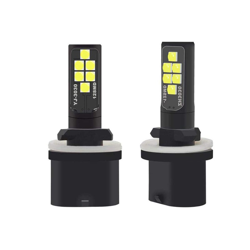 SOCAL-LED LIGHTING 2x 880 893 899 LED Fog Light Bulb for Powersports Advanced 3030 SMD Bright Colorful Daytime Running DRL Lamp, Pink Purple - Image 2